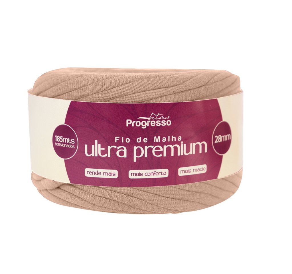 Fio Malha Progresso Ultra Premium Cor2069-PESSEGO 28mm 185mt