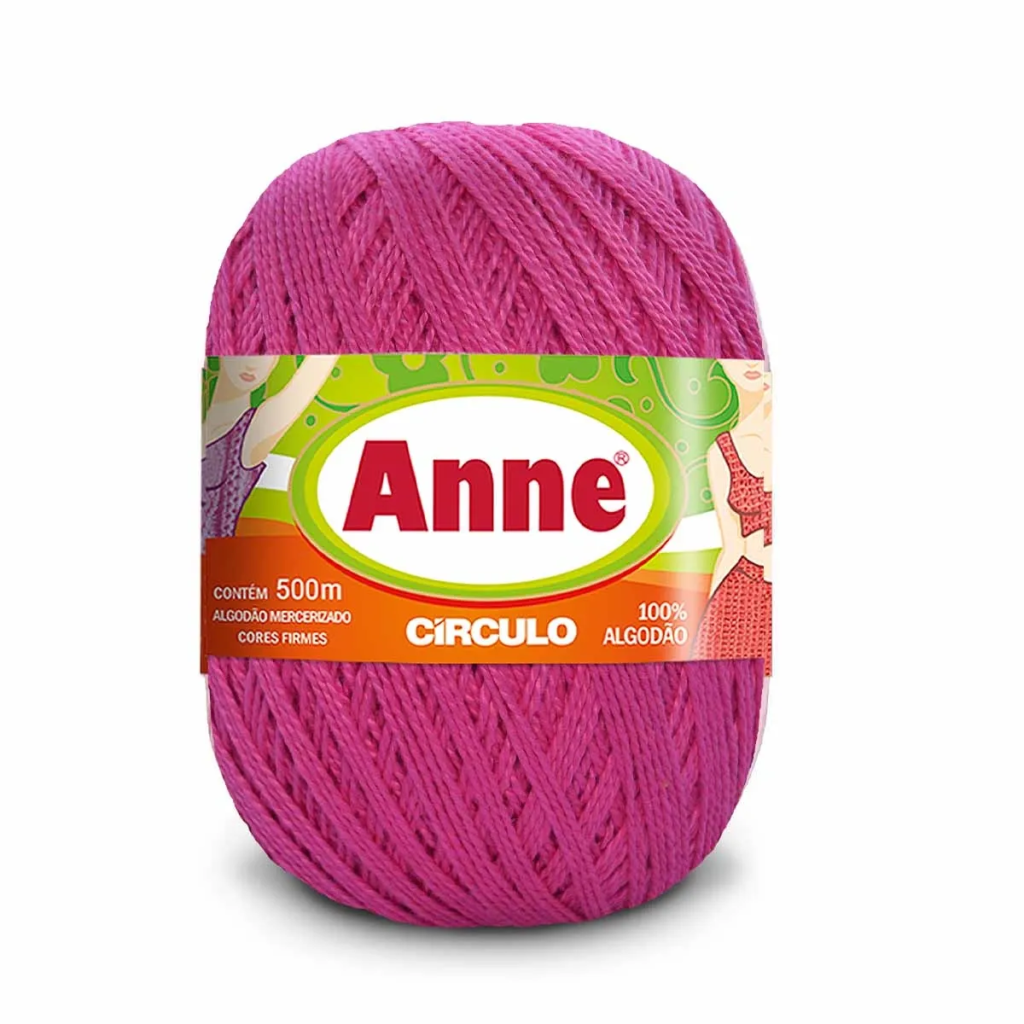 Linha Anne Circulo 3839-ROSA CÍTRICO 500mt