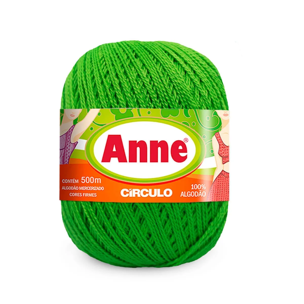 Linha Anne Circulo 5947-VERDE CÍTRICO 500mt