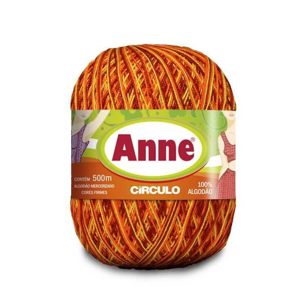 Linha Anne Mescla Circulo 9165-HIBISCO AMARELO 500mt