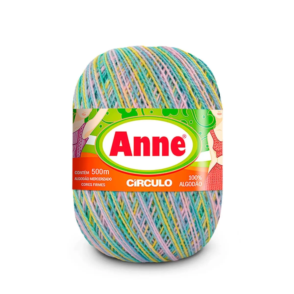 Linha Anne Mescla Circulo 9337-MARSHMALLOW 500mt