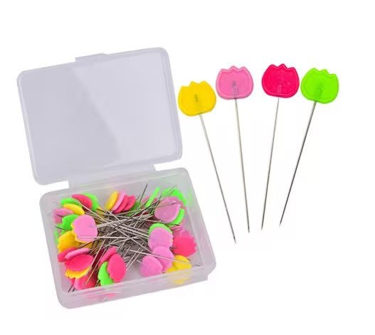 Alfinete Patchwork ArtePunto TULIPA Ref:AF007 42mm Aço 50und