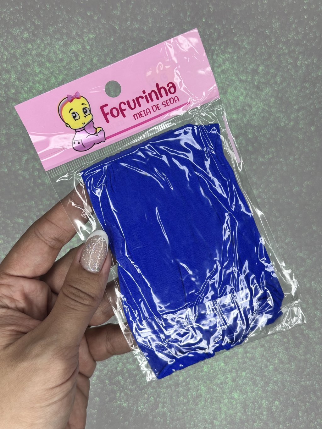 Meia de seda Fofurinha Cor094-ROYAL