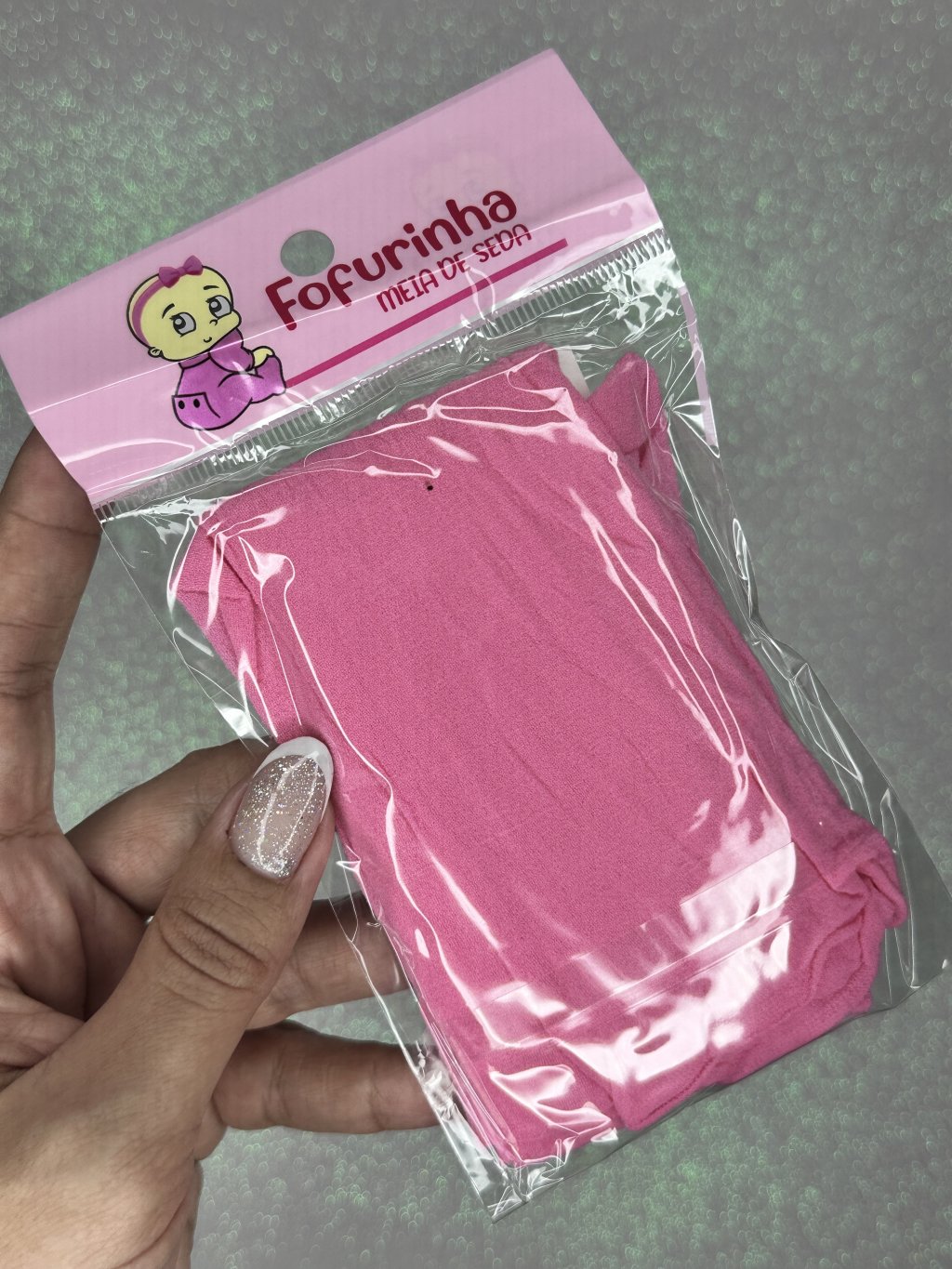 Meia de seda Fofurinha Cor142-ROSA