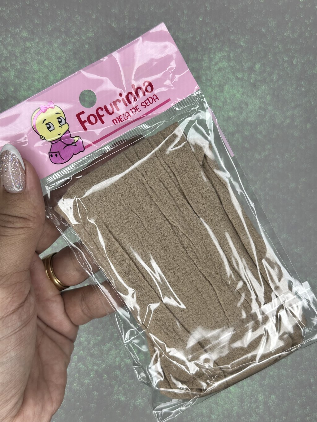 Meia de seda Fofurinha Cor286-PELE