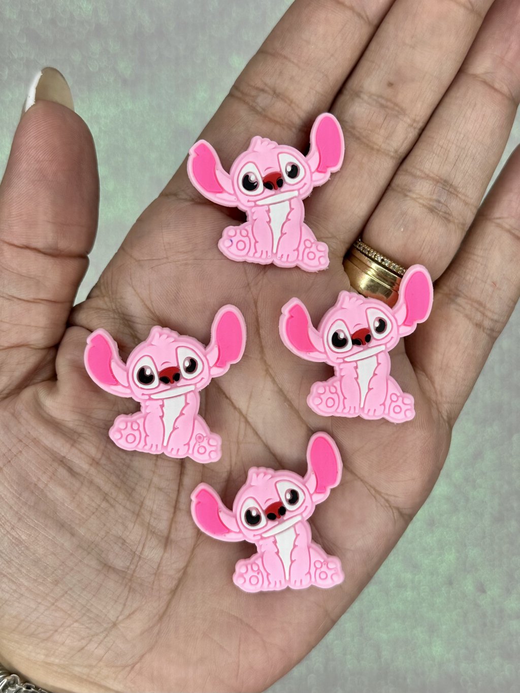 Aplique Emborrachado Stitch(Angel) Meigo Lomil Ref:49883 30mm 02und