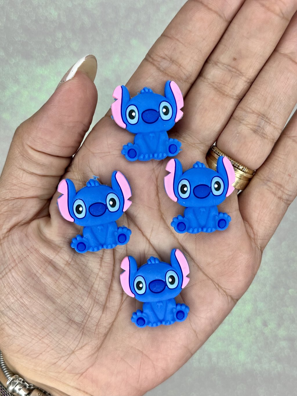 Aplique Emborrachado Stitch Pequeno Lomil Ref:50521 25mm 02und