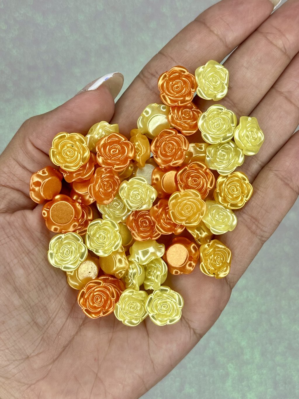 Passante Rosa Color LImport Ref:50539 TONS AMARELO 14mm 20g