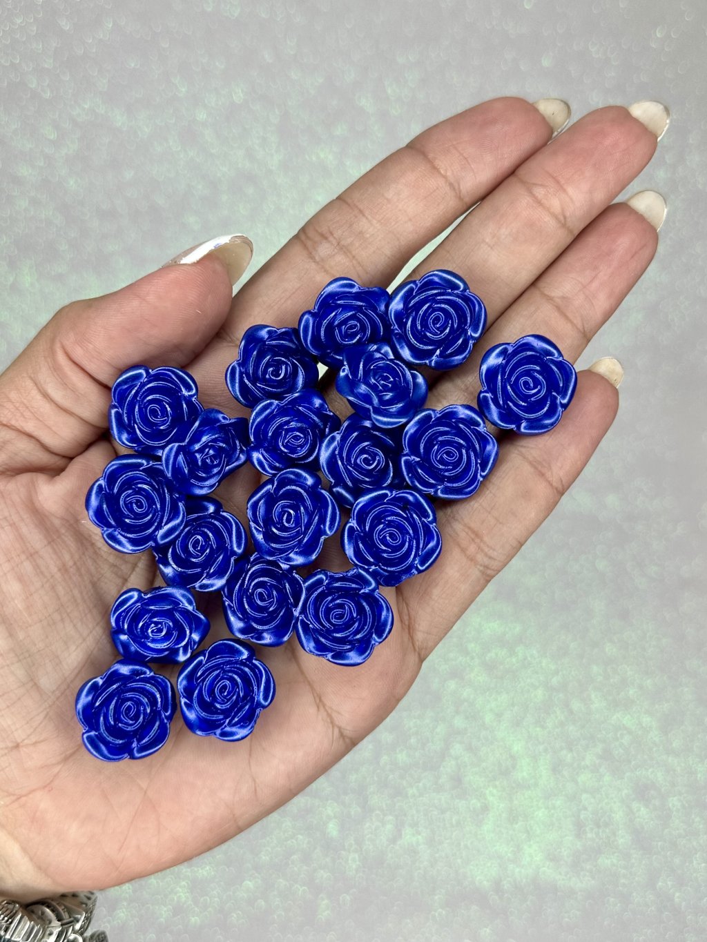 Passante Rosa Color LImport Ref:50539 AZUL ESCURO 19mm 20g