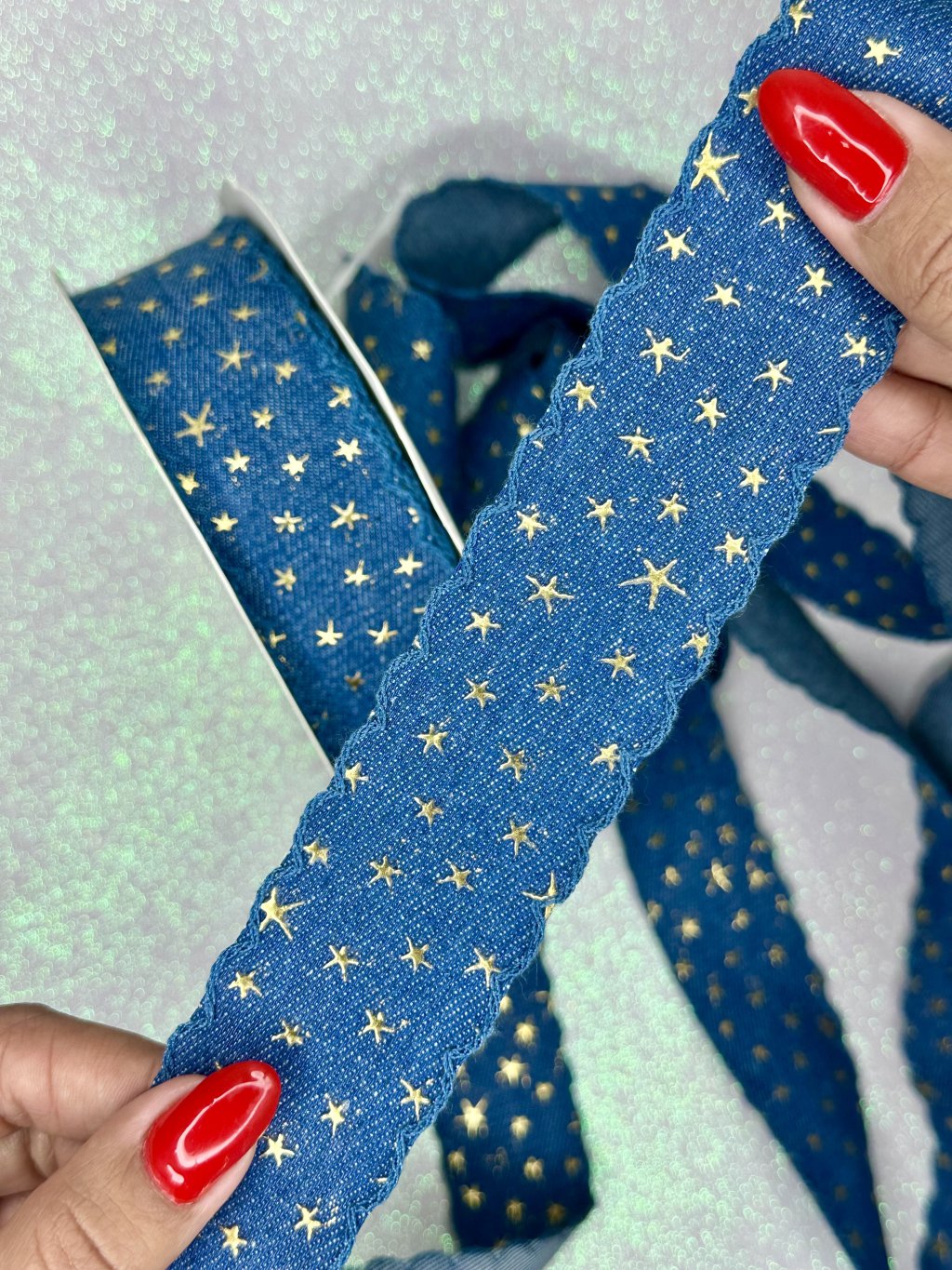 Fita Jeans Stars Mili Ref:50581 ESCURO 38mm 02mt