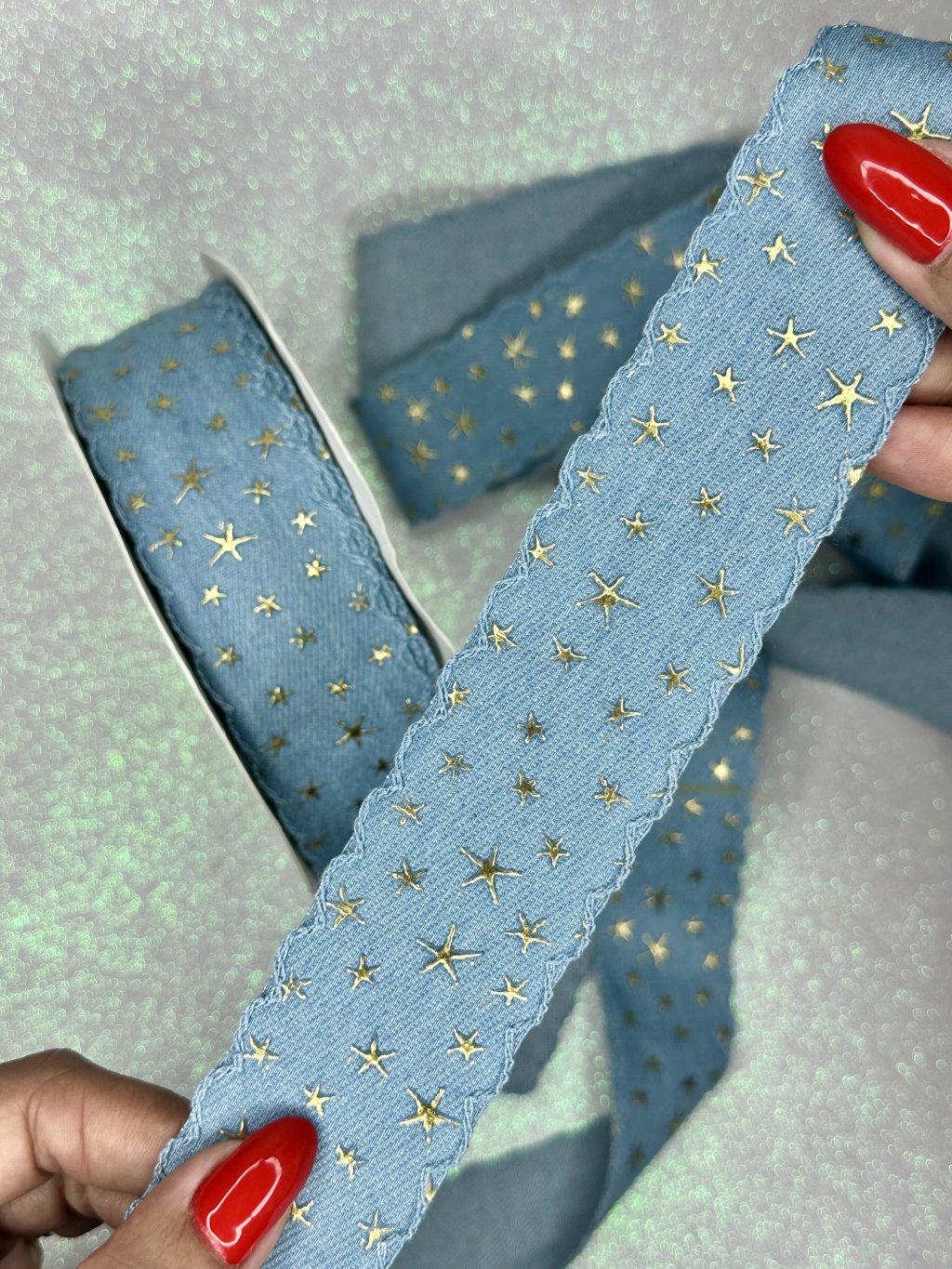 Fita Jeans Stars Mili Ref:50581 CLARO 38mm 02mt