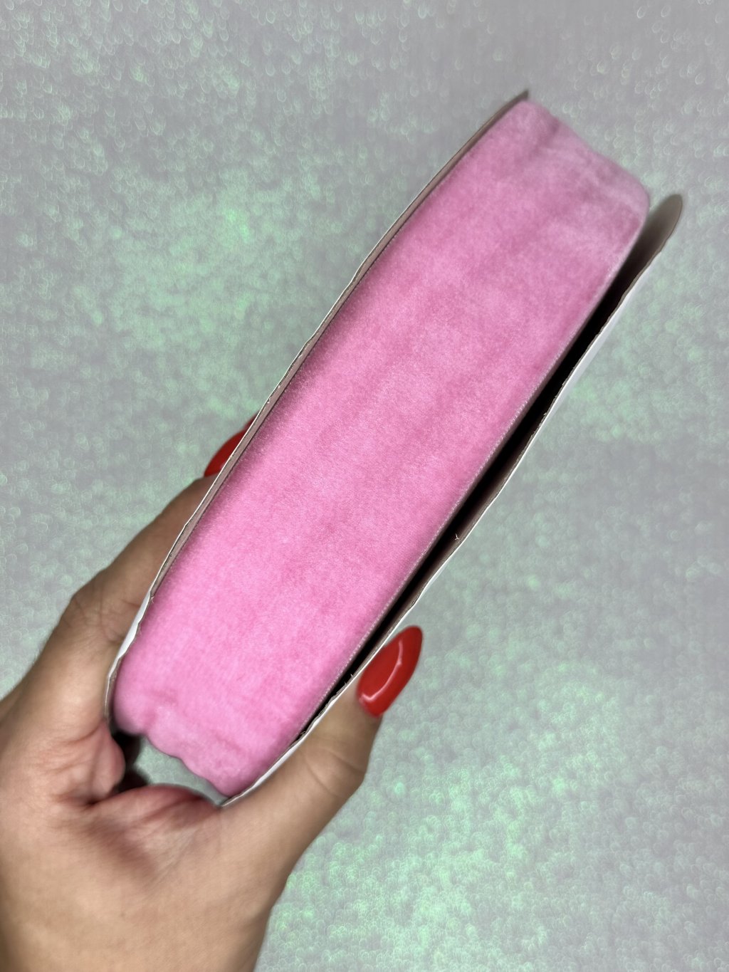 Fita Veludo n°9 Mili Cor17-ROSA CHICLETE 38mm 05mt