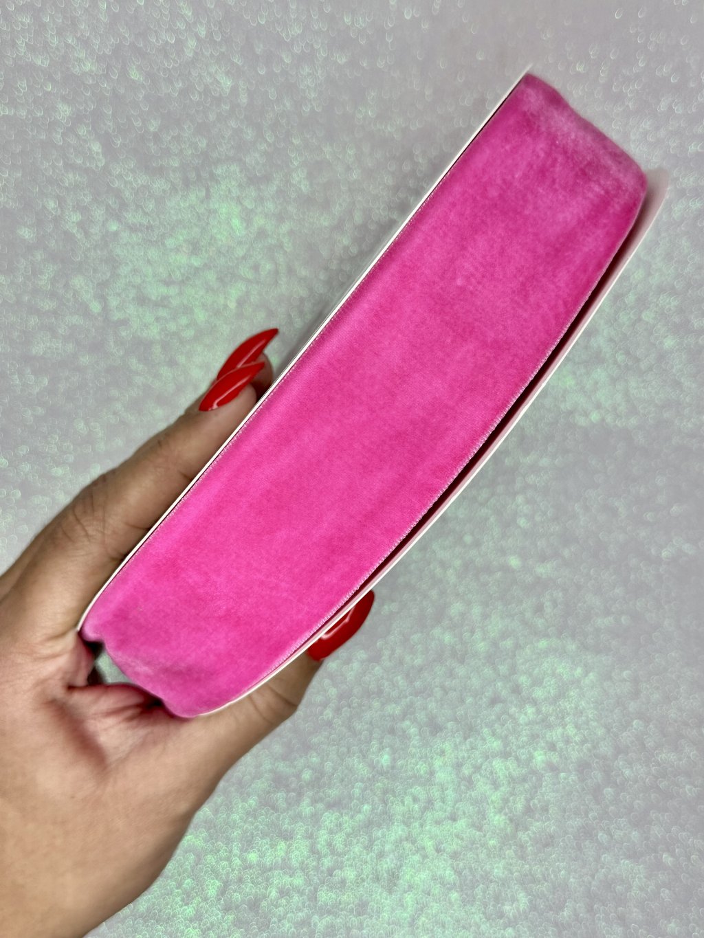 Fita Veludo n°9 Mili Cor18-PINK 38mm 05mt