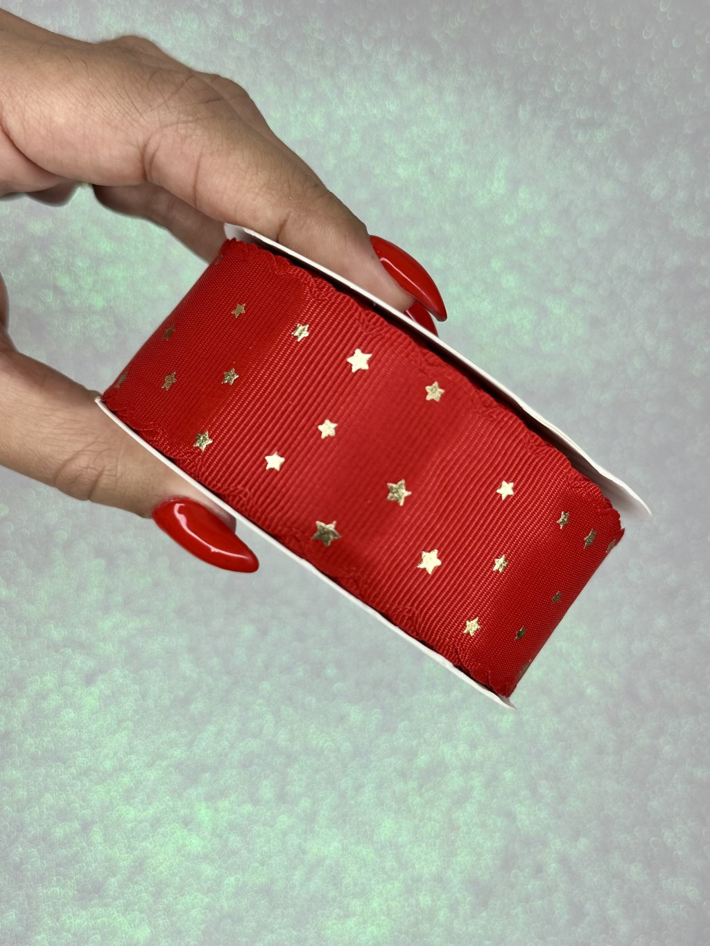 Fita Gorgurão Estrela Ref:50583 Mili Cor250-VERMELHO 38mm 03mt