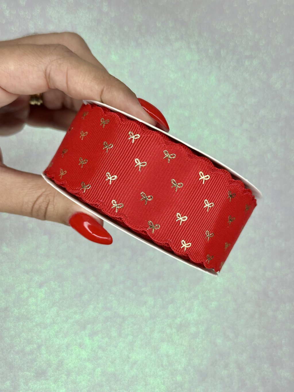 Fita Gorgurão Laço Ref:50583 Mili Cor250-VERMELHO 38mm 03mt