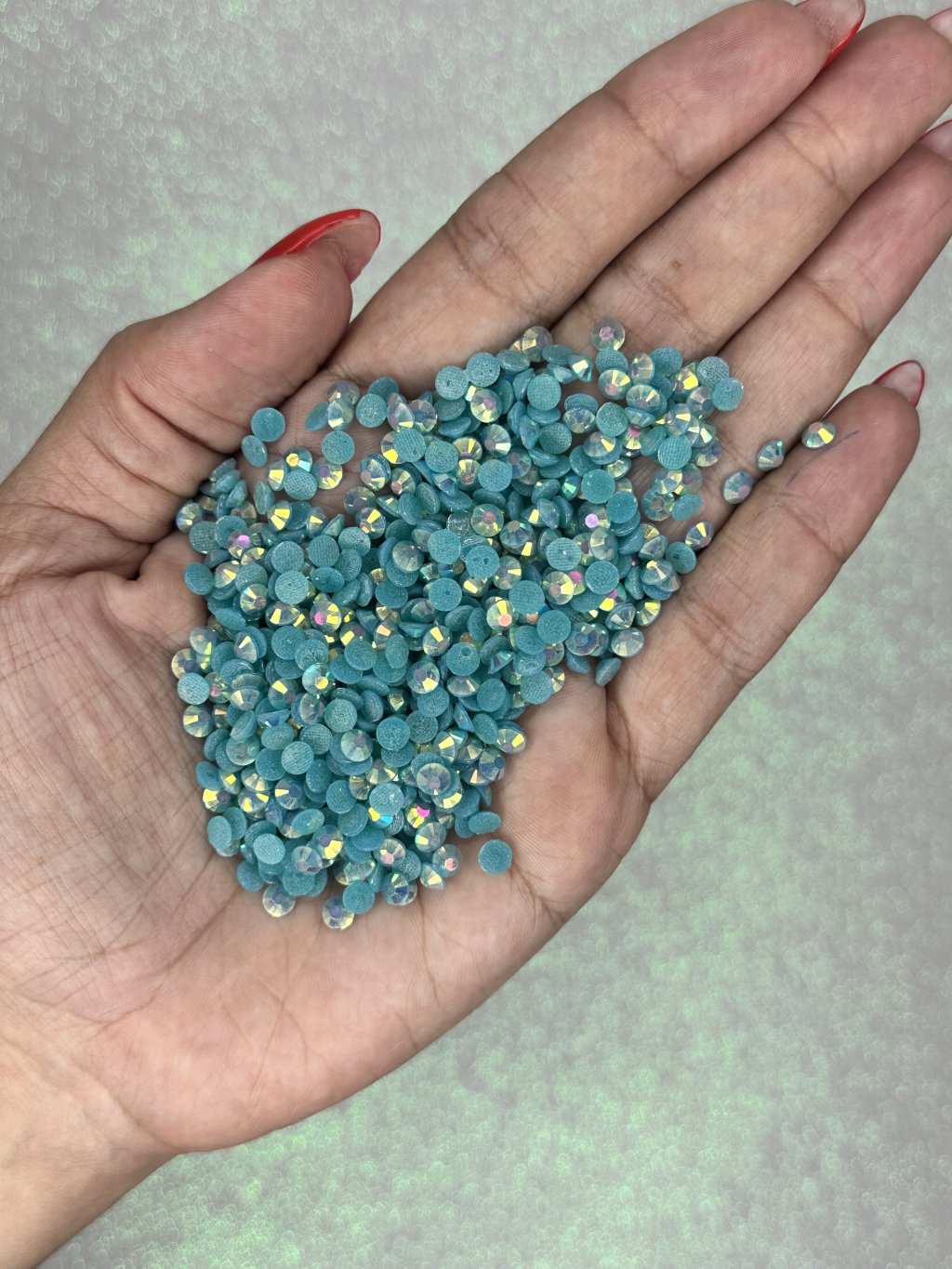 Strass Hotfix Lomil Ref:50597 Cor343-ACQUA 4mm 15g