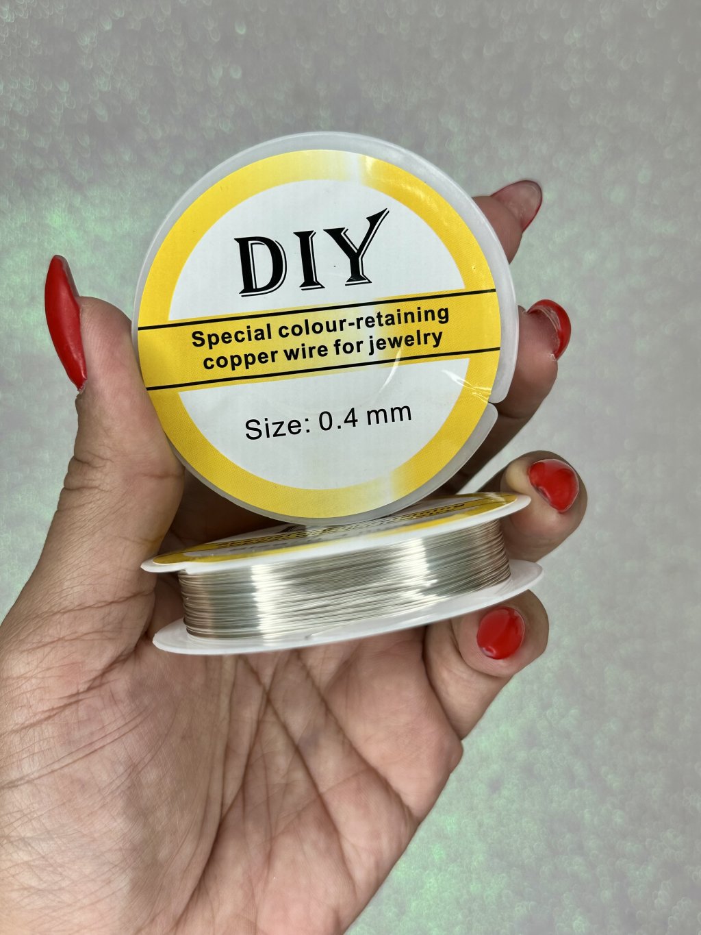 Arame Cabelo de Anjo DIY Copper 0.4 PRATA 08mt