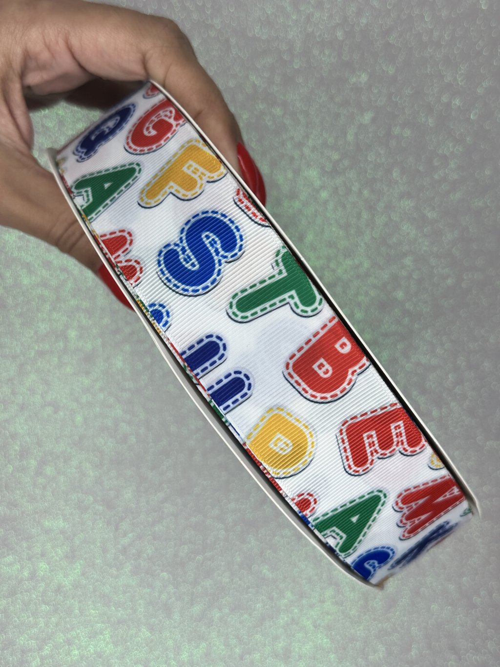 Fita Gorgurão Yama Escolar LETRAS PESPONTADAS 38mm 05mt