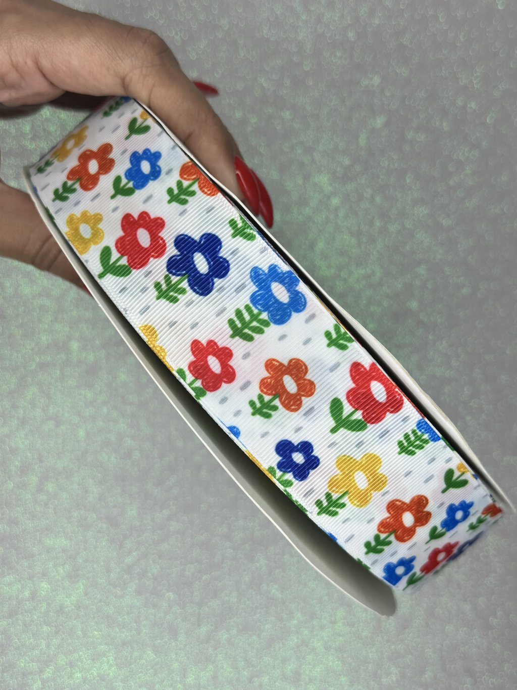 Fita Gorgurão Yama Escolar FLORES COLOR 38mm 05mt