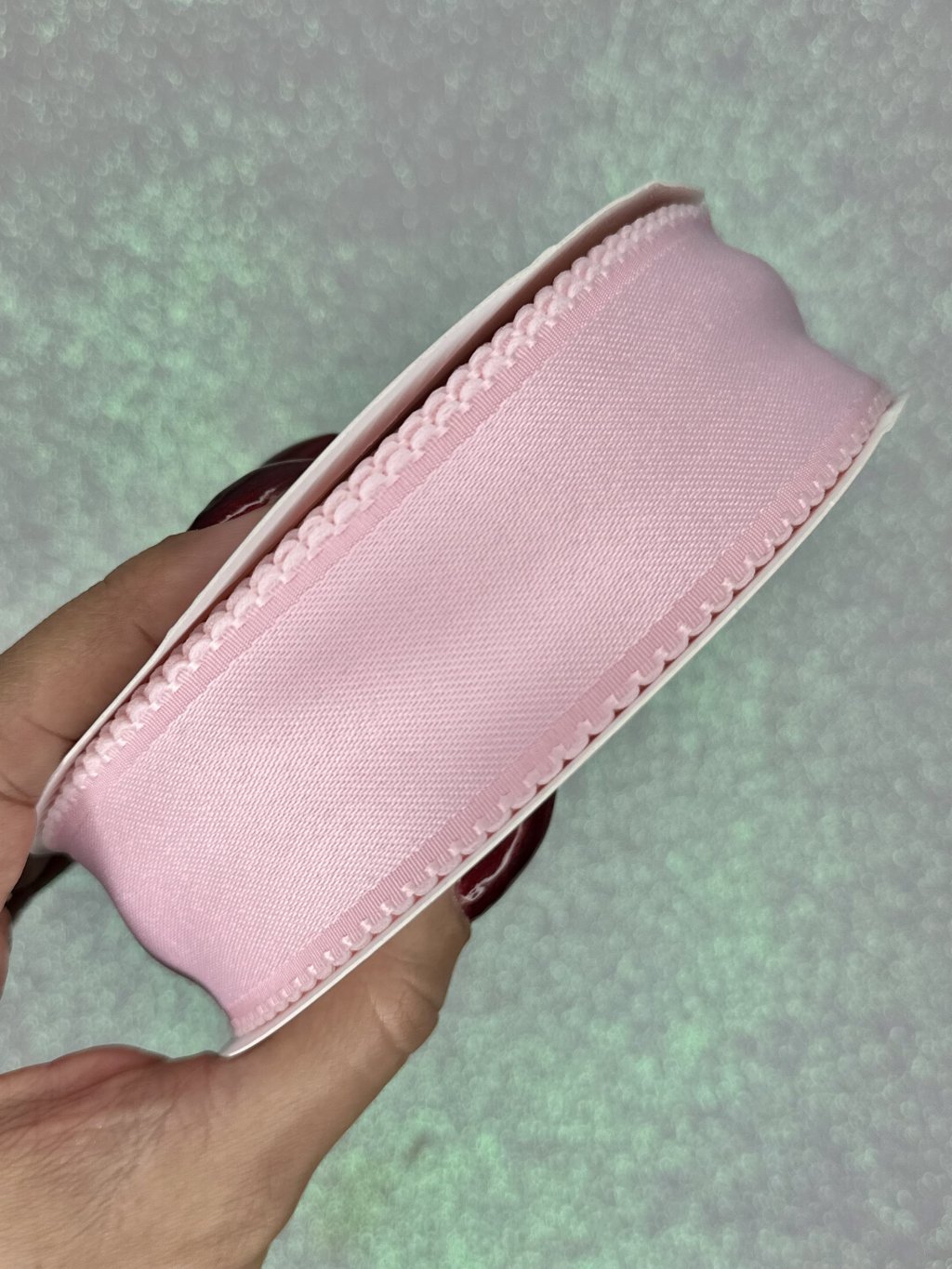 Fita Acetinada Borda Fantástica Lomil Ref:50595 ROSA 38mm 02mt