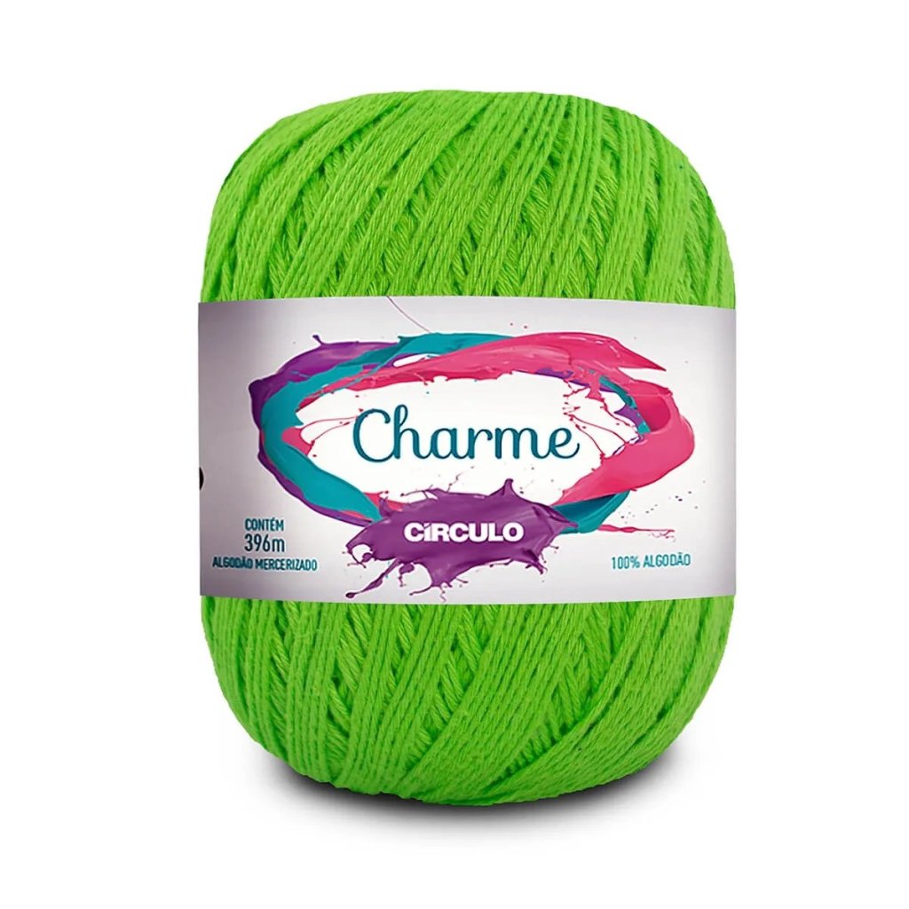Linha Charme Cor5947-VERDE CÍTRICO Circulo 396mt