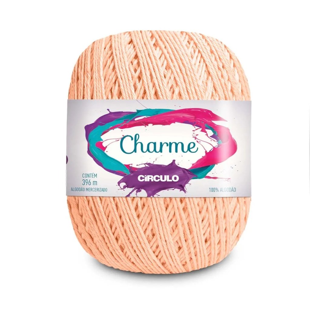 Linha Charme Cor4224-PEACH FUZZ Circulo 396mt