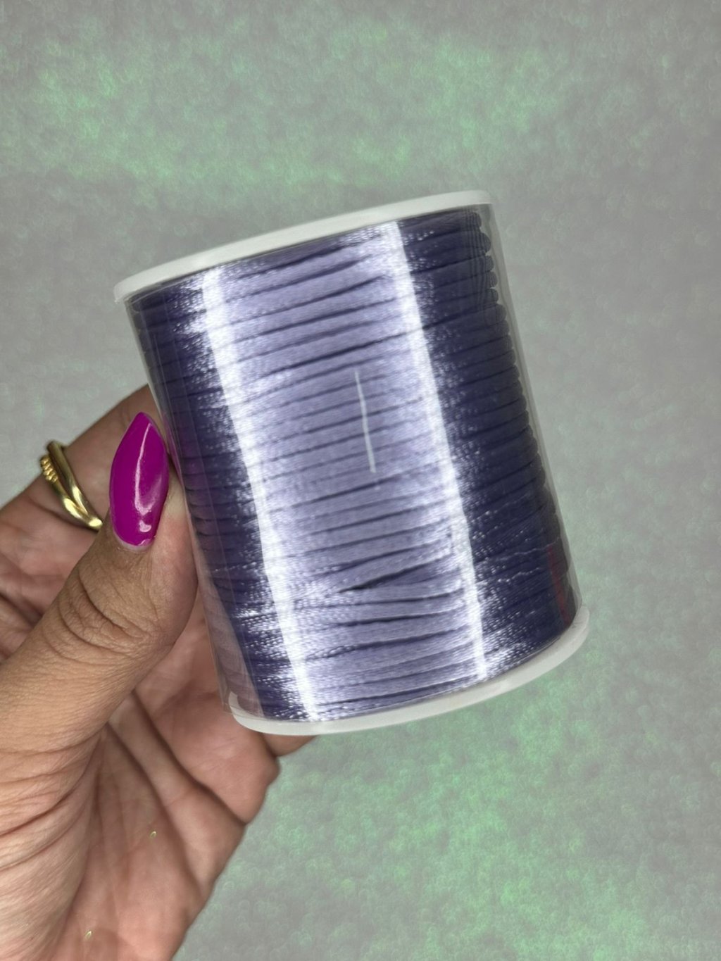 Rabo de rato cetim Yama cor430-LILÁS 2mm 50mt