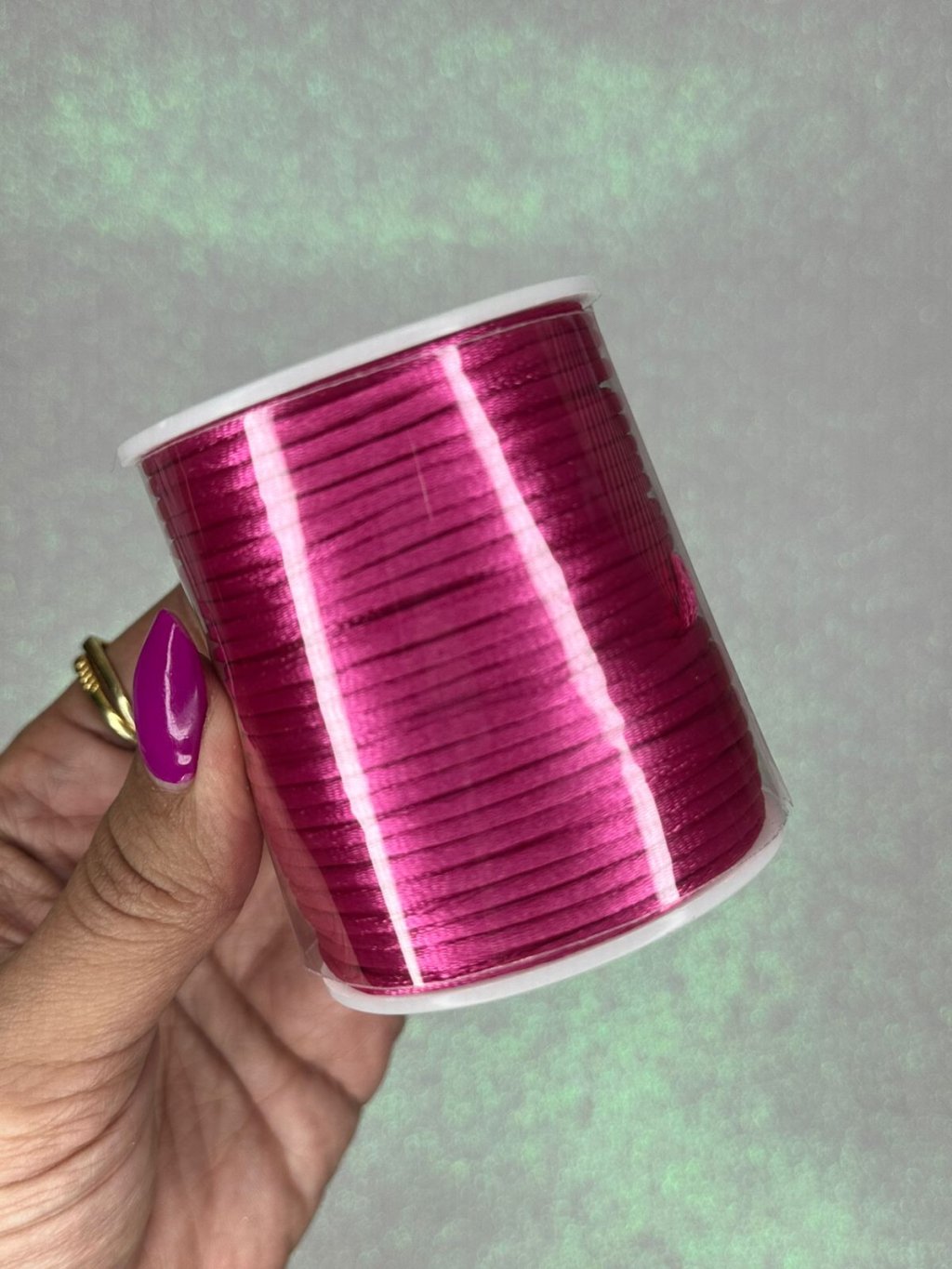 Rabo de rato cetim Yama cor175-PINK 2mm 50mt