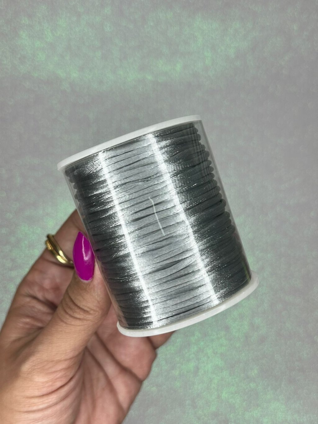 Rabo de rato cetim Yama PRATA 50mt