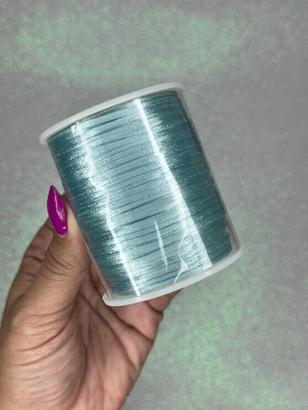 Rabo de rato cetim Yama cor308-AZUL CLARO 2mm 50mt