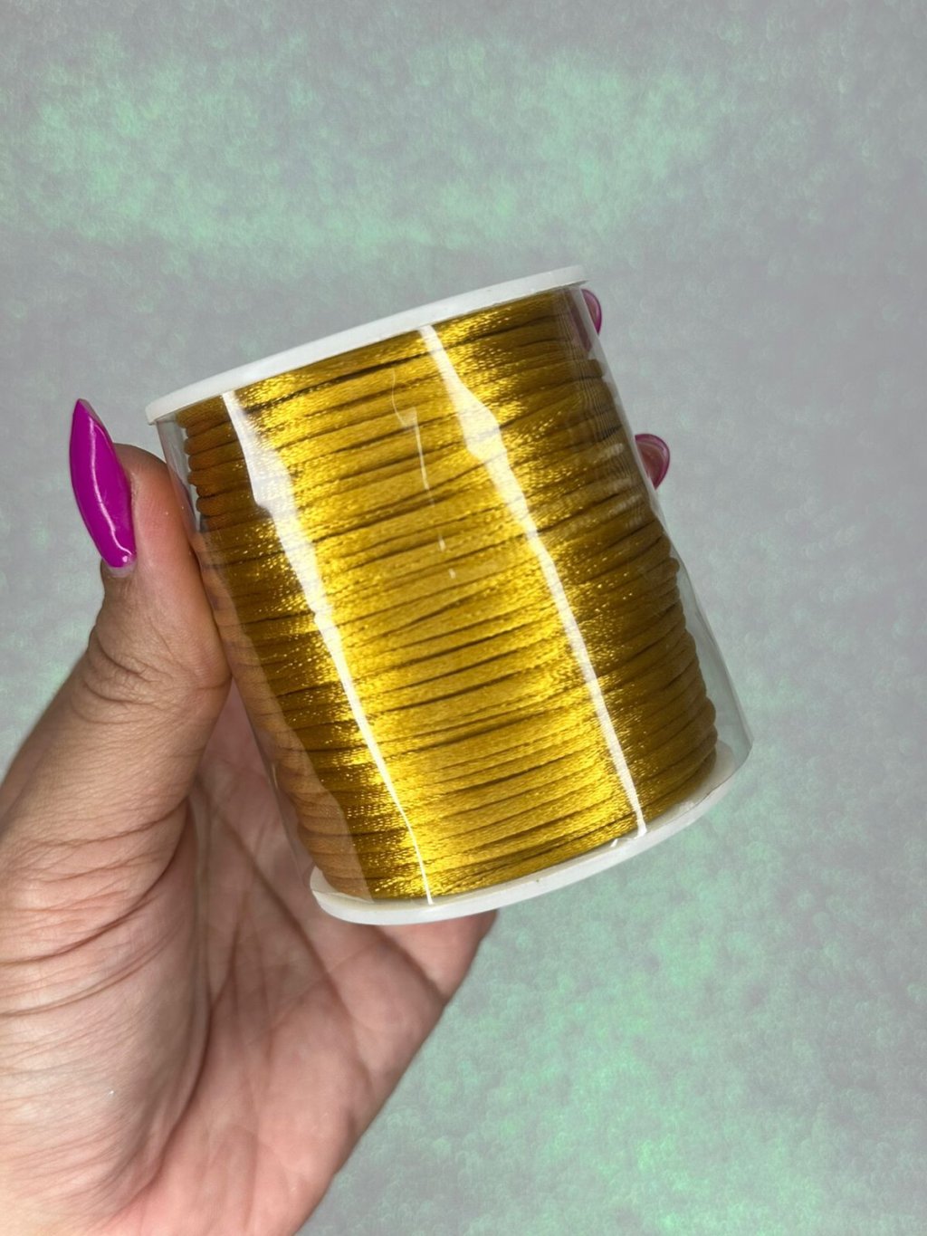 Rabo de rato cetim Yama OURO 2mm 50mt