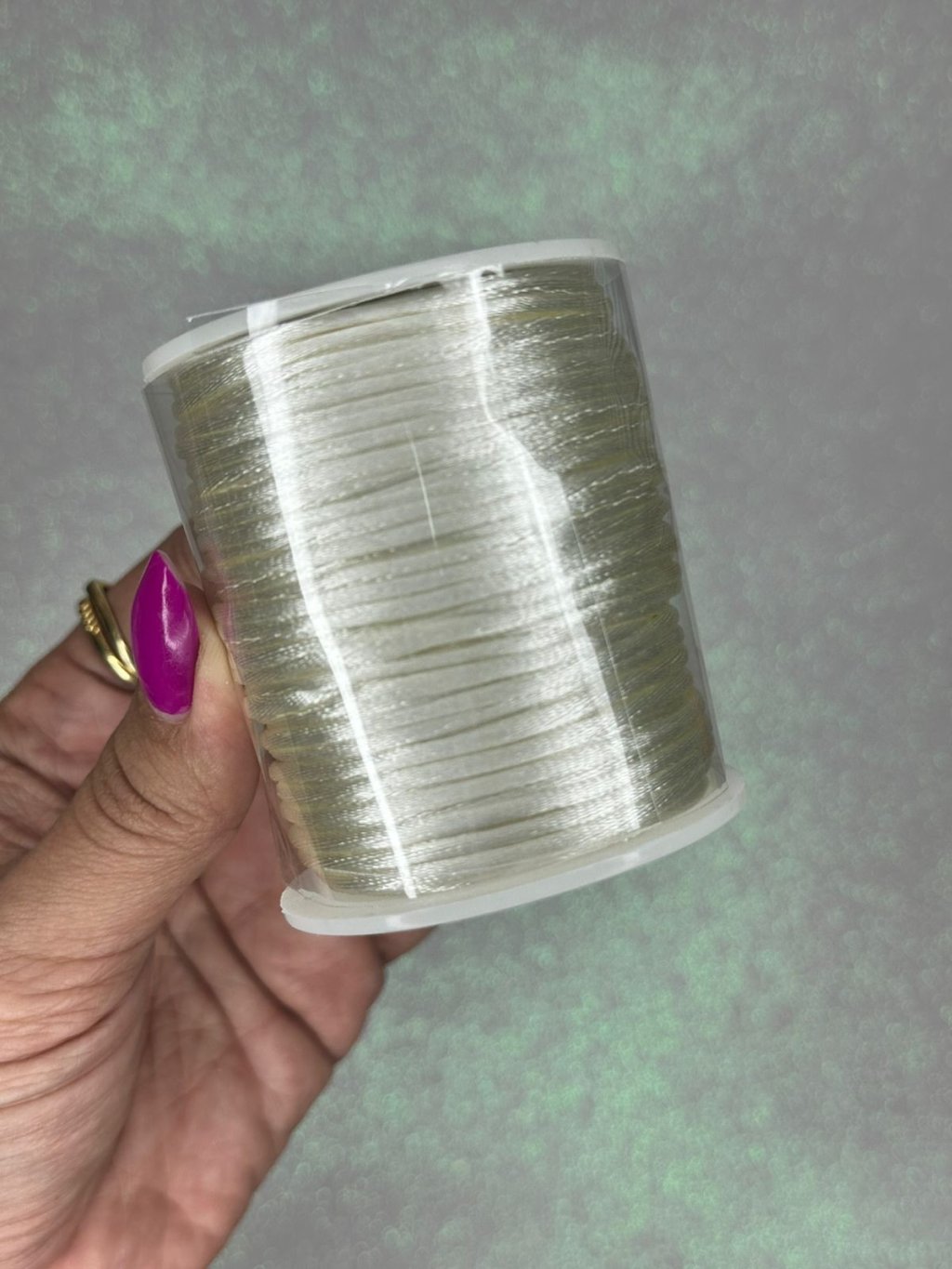 Rabo de rato cetim Yama cor028-OFFWHITE 2mm 50mt