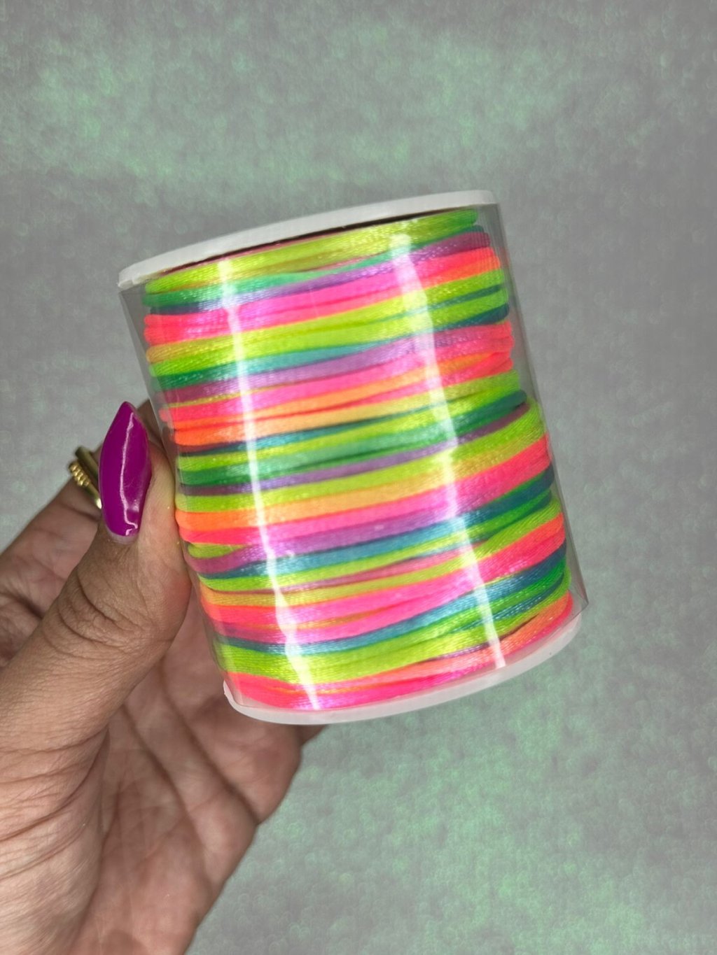 Rabo de rato cetim Yama MULTICOR CLARO 2mm 50mt