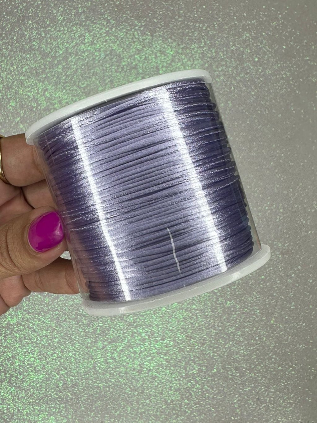 Rabo de rato cetim Yama Cor430-LILÁS 1mm 100mt