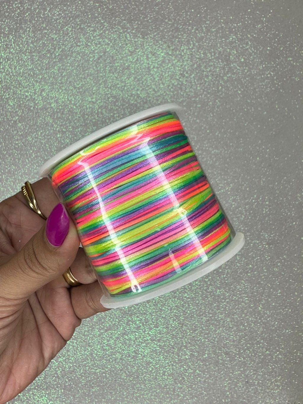 Rabo de rato cetim Yama MULTICOR CLARO 1mm 100mt