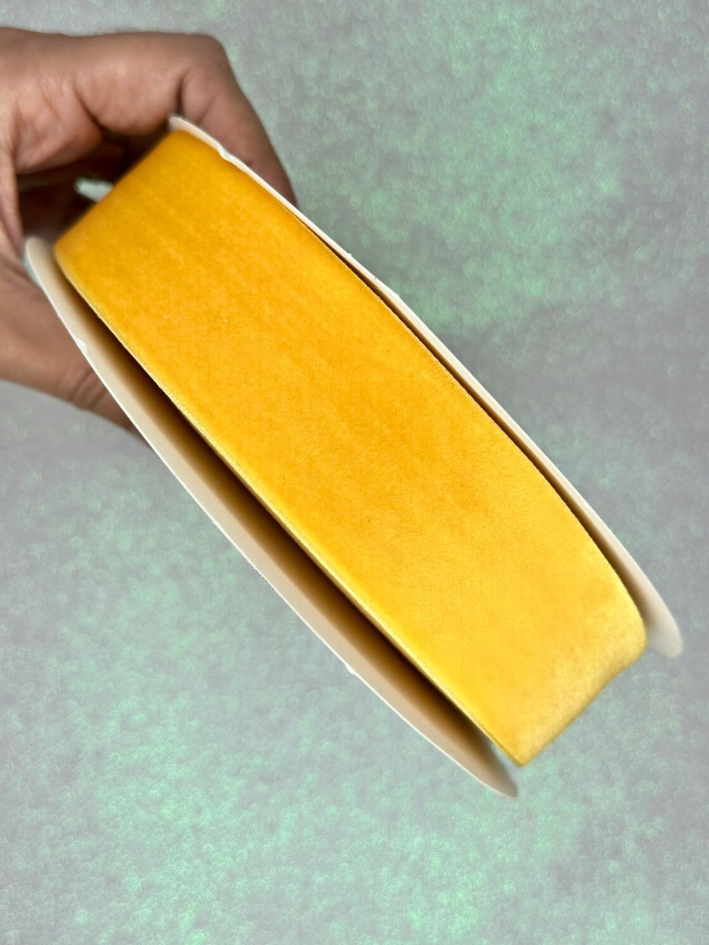 Fita Veludo n°9 LImport Ref:50934 AMARELO 38mm 03mt