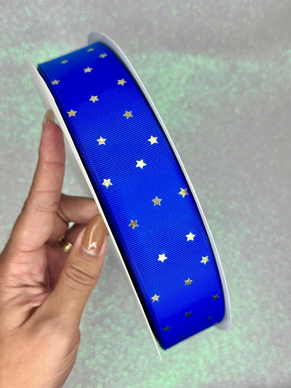 Fita Gorgurão Estrela Yama Cor352-AUL ROYAL 38mm 05mt