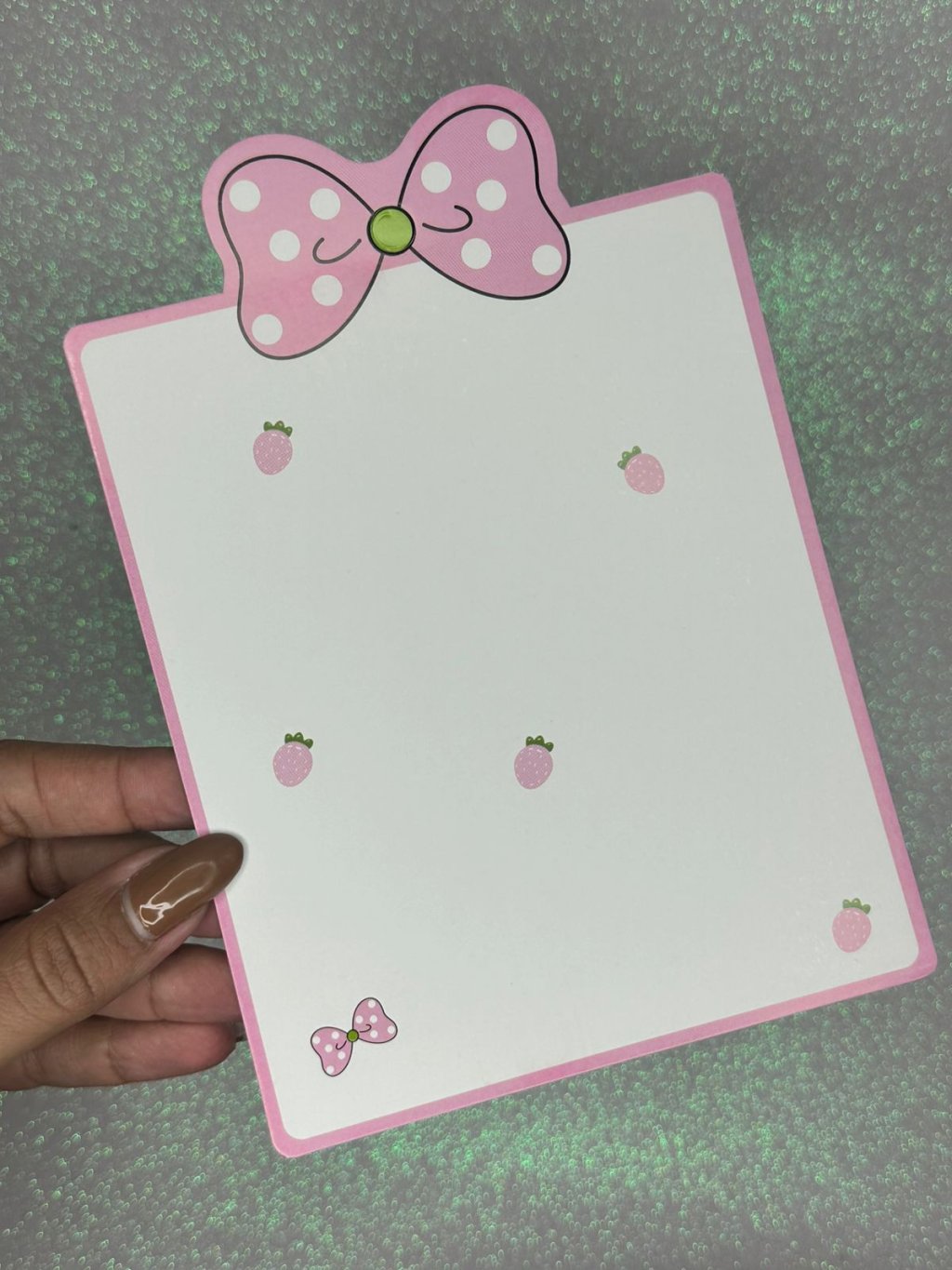 Papeletas para Faixa Laço/Morango Lomil LM590 18,5cm x 13cm ROSA 25und