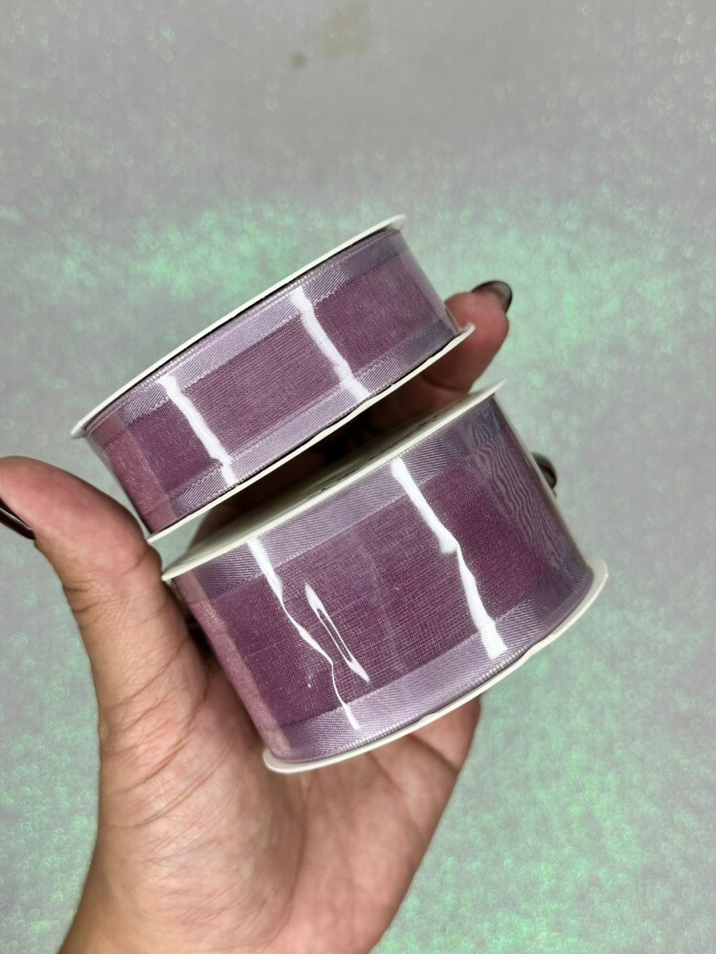 Fita Organza Borda Cetim Progresso Ref:ZC Cor344-ROSE 10mt