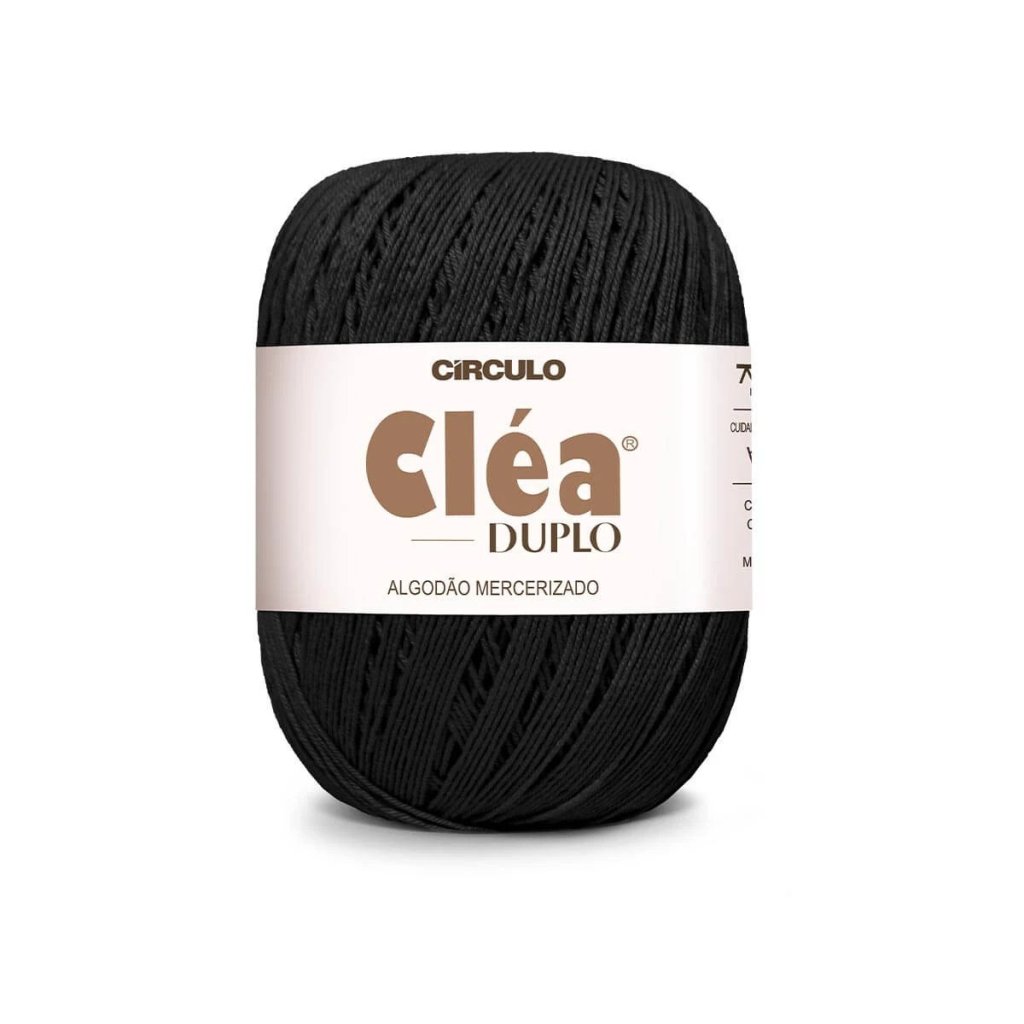  Linha Cléa Duplo Cor8990-PRETO Circulo 508mt