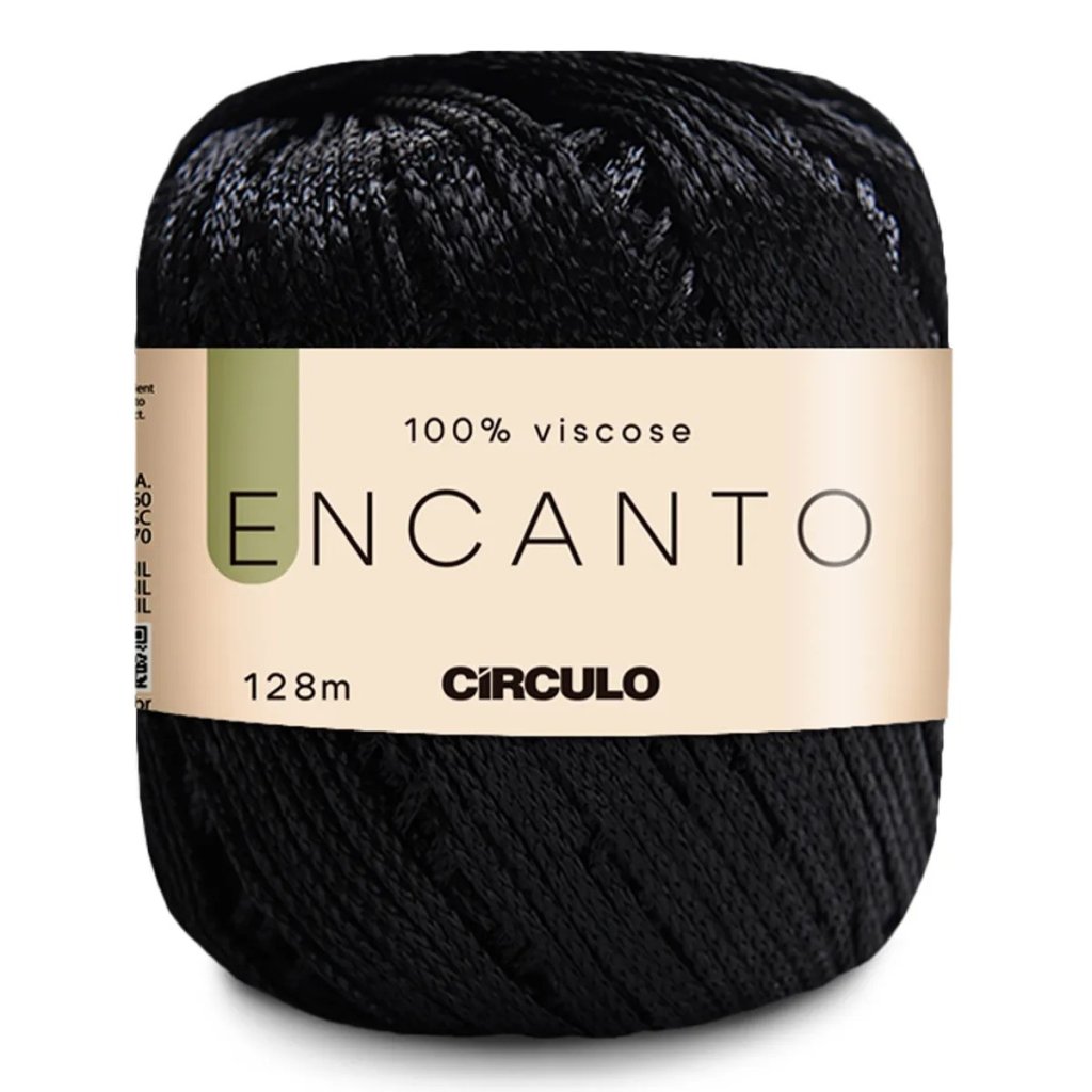 Linha Encanto Circulo Cor8990-PRETO 128mt