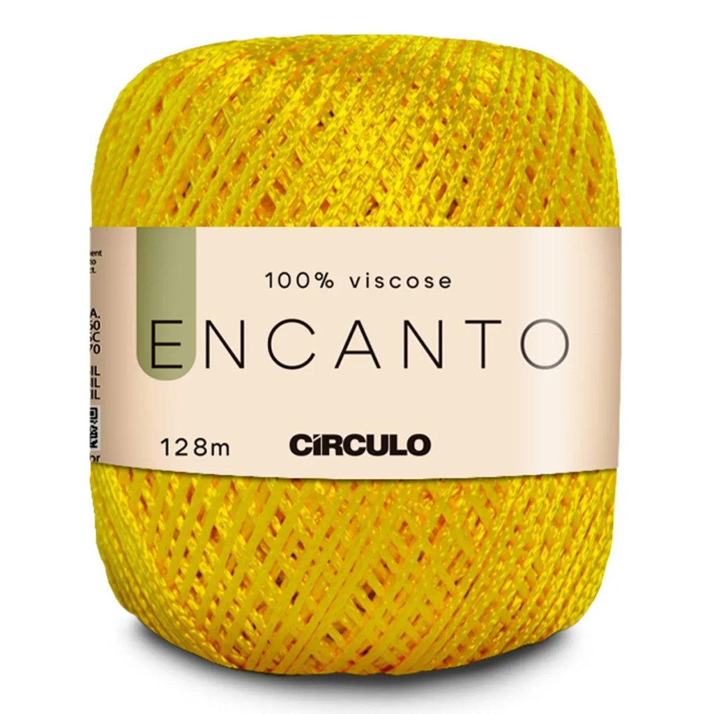 Linha Encanto Circulo Cor1289-CANÁRIO 128mt