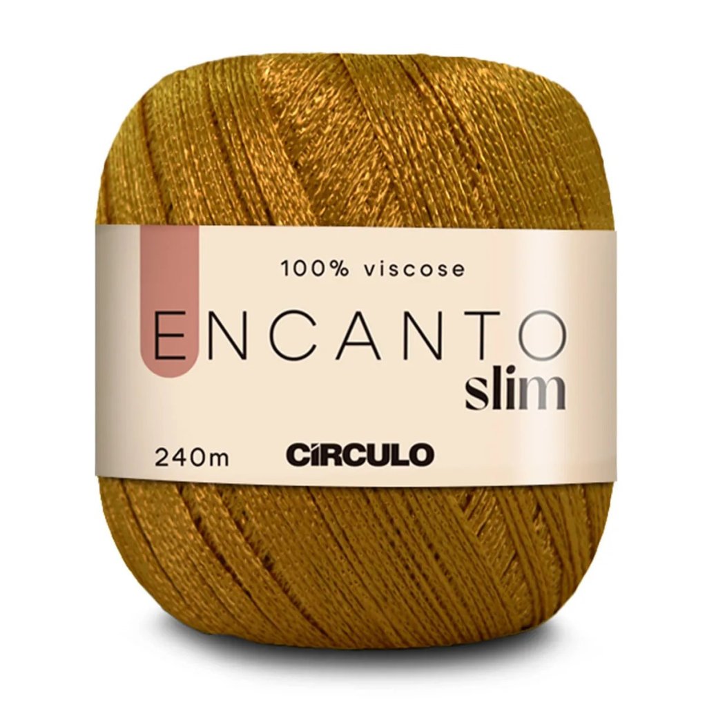 Linha Encanto Slim Circulo Cor7326-OURO VELHO 128mt