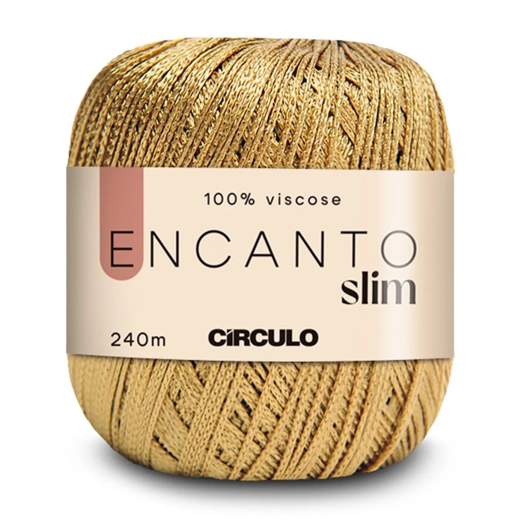 Linha Encanto Slim Circulo Cor7577-OURO 128mt