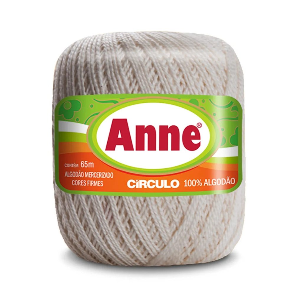 Linha Anne Circulo 8176-OFFWHITE 65mt