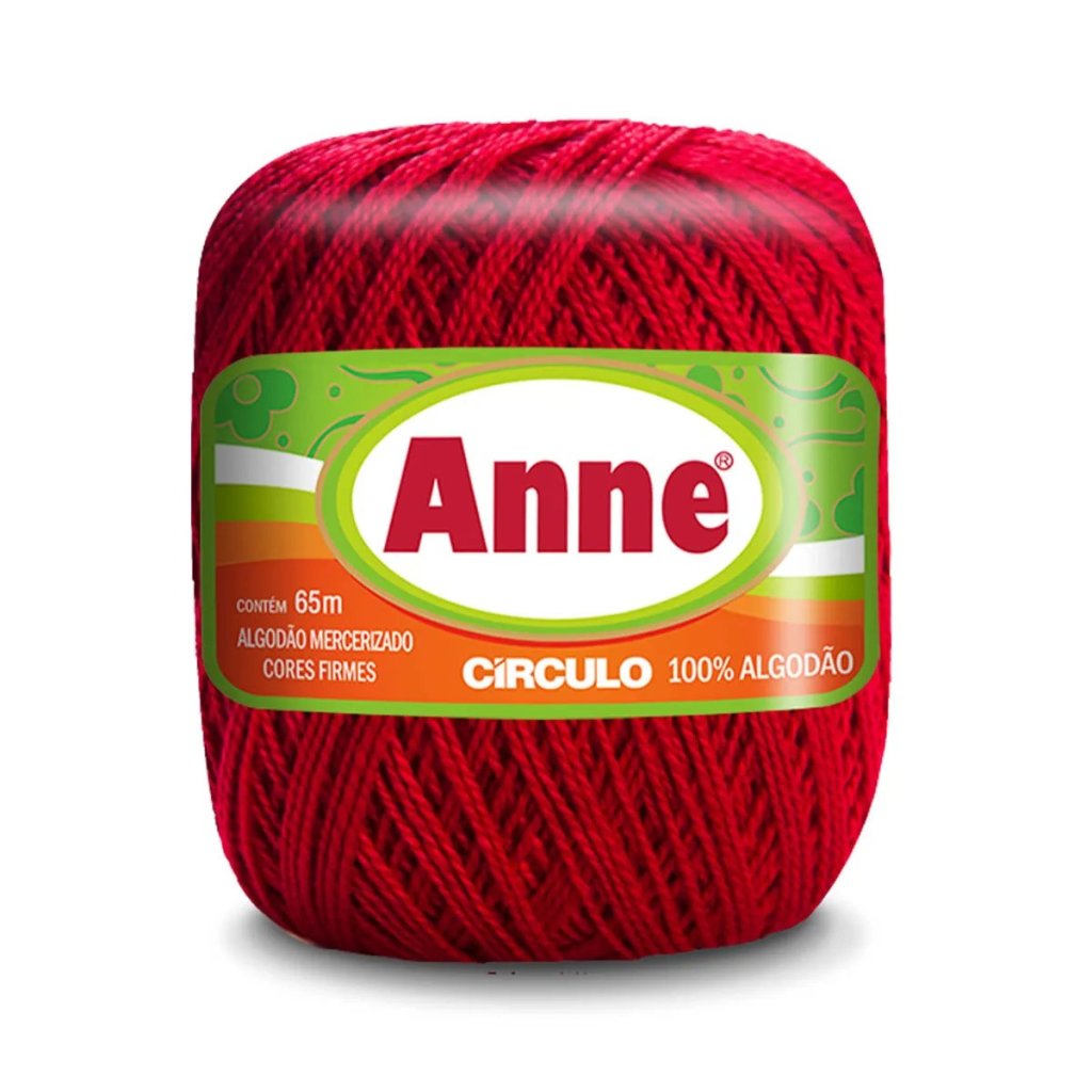 Linha Anne Circulo 3528-CARMIM 65mt