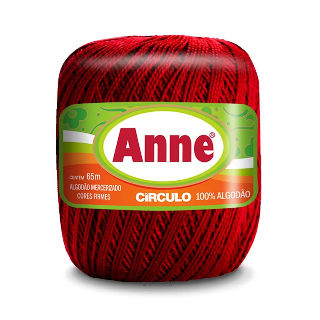 Linha Anne Circulo 3402-VERMELHO 65mt