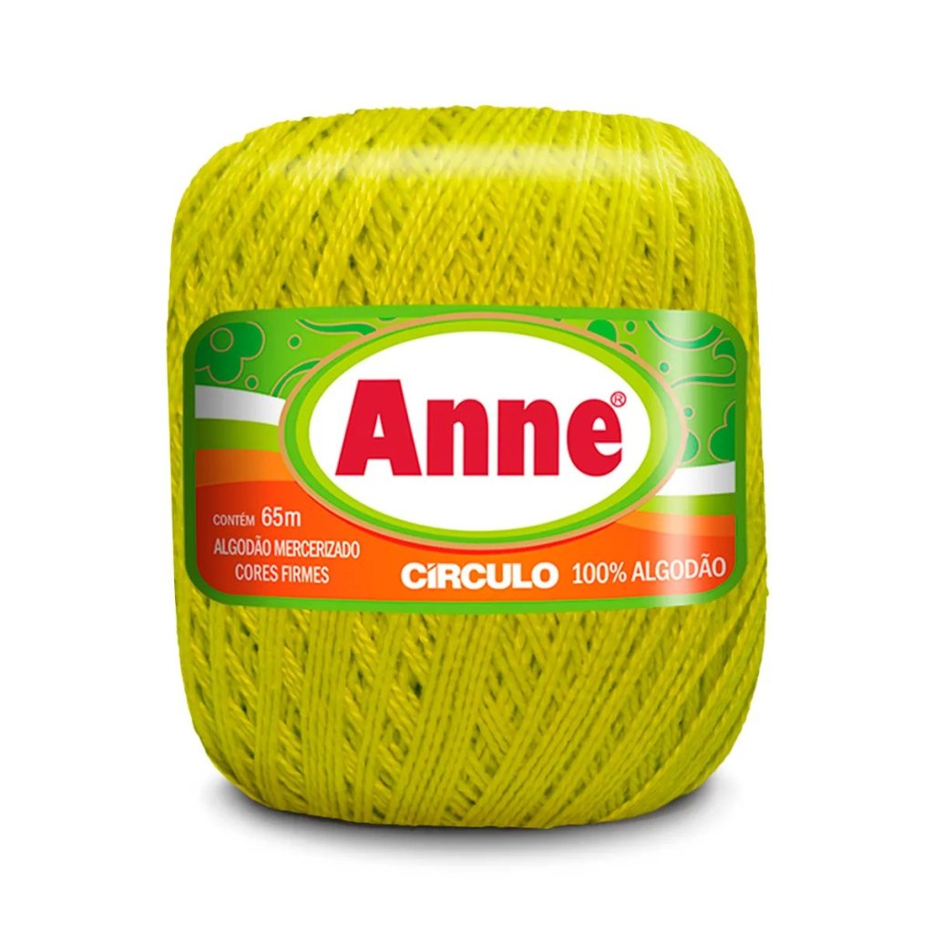 Linha Anne Circulo 1779-AMARELO CITRÍCO 65mt