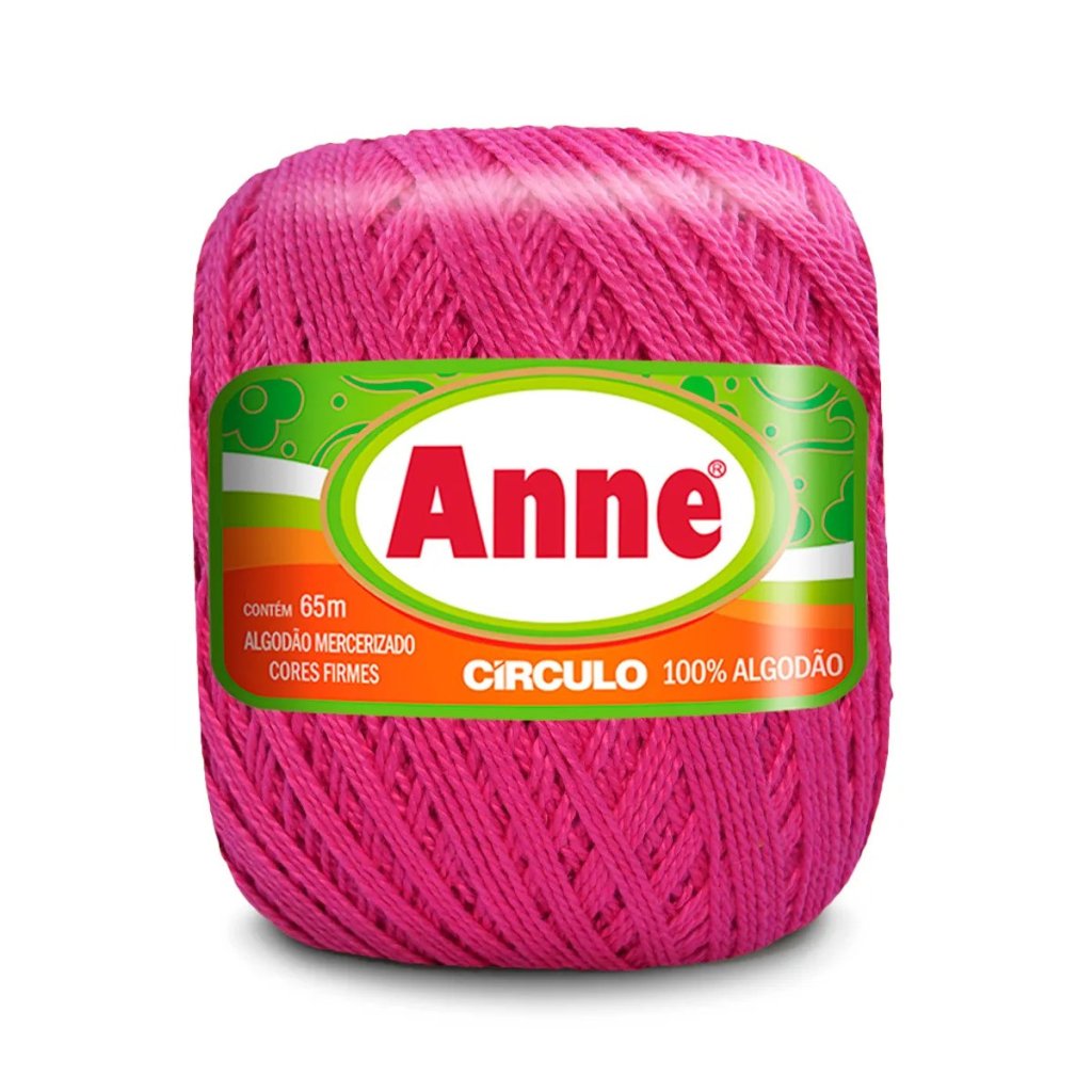 Linha Anne Circulo 3839-ROSA CÍTRICO 65mt