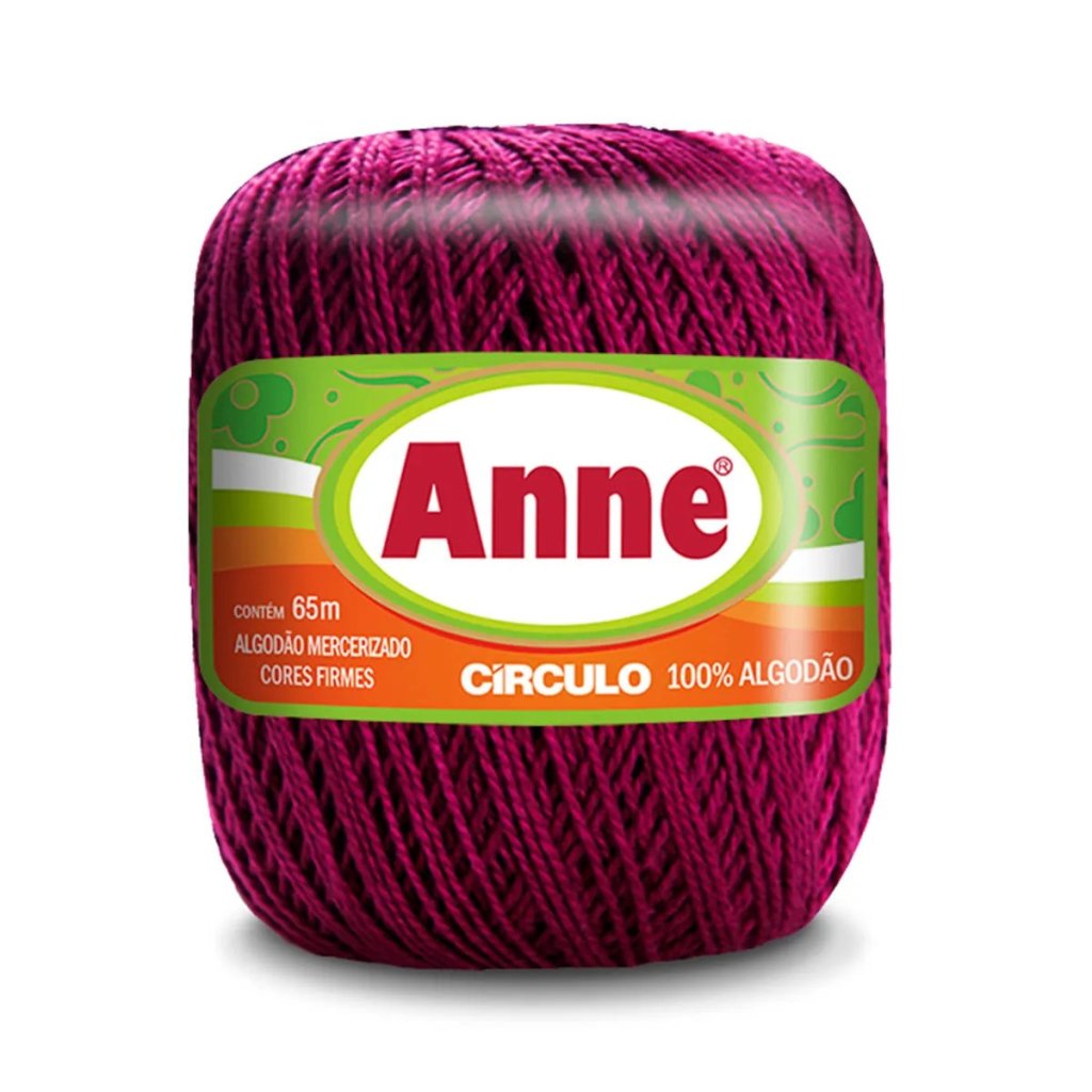 Linha Anne Circulo 3794-BORDÔ 65mt